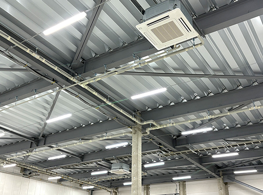 倉庫内作業用空調（イメージ）